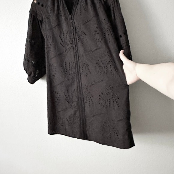 Diane Von Furstenberg Nicolette Broderie Anglaise Cotton Mini Dress Size XXS - Picture 5 of 16